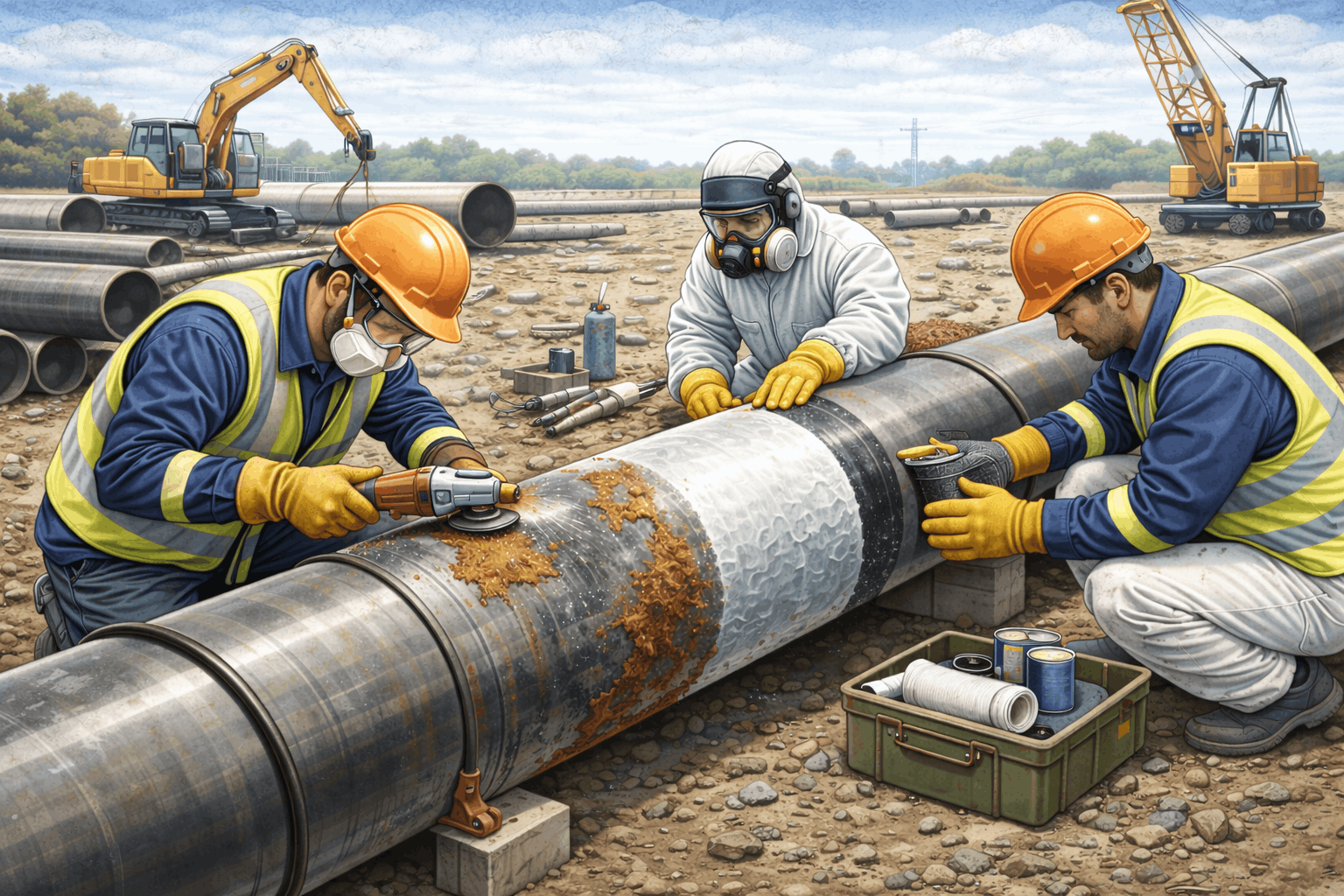 Çelik Boru Onarım, Rehabilitasyon ve Devreye Alma